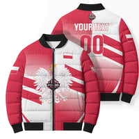 Custom Volleyball 2026 Poland 3rd Champions Bomber Puffer Jacket