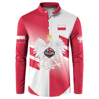 Custom Volleyball 2026 Poland 3rd Champions Button Sweatshirt