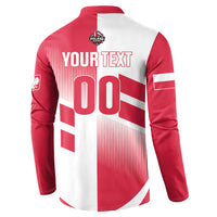 Custom Volleyball 2026 Poland 3rd Champions Button Sweatshirt