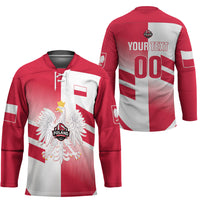 Custom Volleyball 2026 Poland 3rd Champions Hockey Jersey