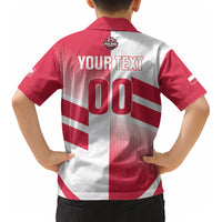 Custom Volleyball 2026 Poland 3rd Champions Kid Hawaiian Shirt