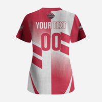 Custom Volleyball 2026 Poland 3rd Champions Scrub Top