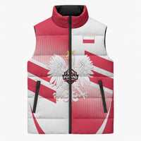 Custom Volleyball 2026 Poland 3rd Champions Sleeveless Puffer Jacket
