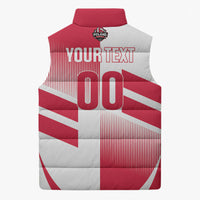 Custom Volleyball 2026 Poland 3rd Champions Sleeveless Puffer Jacket