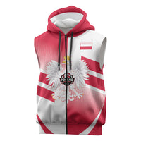 Custom Volleyball 2026 Poland 3rd Champions Sleeveless Zip Hoodie