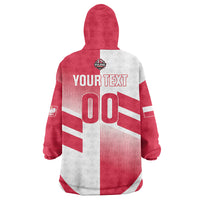 Custom Volleyball 2026 Poland 3rd Champions Wearable Blanket Hoodie