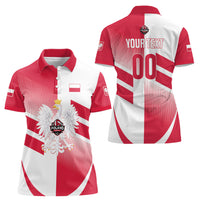 Custom Volleyball 2026 Poland 3rd Champions Women Polo Shirt
