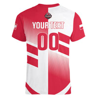 Custom Volleyball 2026 Poland 3rd Champions Women V-Neck T-Shirt