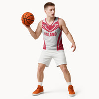 Custom Poland 2026 Volleyball Basketball Jersey Polish Eagle Champions