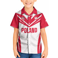 Custom Poland 2026 Volleyball Kid Hawaiian Shirt Polish Eagle Champions