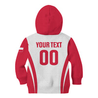 Custom Poland 2026 Volleyball Kid Hoodie Polish Eagle Champions