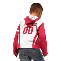 Custom Poland 2026 Volleyball Kid Hoodie Polish Eagle Champions