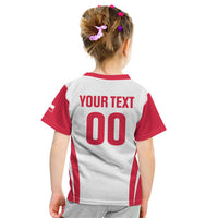 Custom Poland 2026 Volleyball Kid T Shirt Polish Eagle Champions