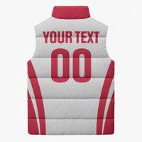 Custom Poland 2026 Volleyball Sleeveless Puffer Jacket Polish Eagle Champions