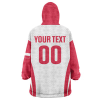 Custom Poland 2026 Volleyball Wearable Blanket Hoodie Polish Eagle Champions
