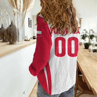 Custom Poland 2026 Volleyball Women Casual Shirt Polish Eagle Champions