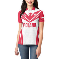 Custom Poland 2026 Volleyball Women Polo Shirt Polish Eagle Champions