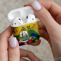 Saint Vincent and the Grenadines AirPods Case Cannonball Flower Tropical Style - Wonder Print Shop