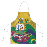 Saint Vincent and the Grenadines Apron Cannonball Flower Tropical Style - Wonder Print Shop