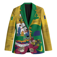 Personalized Saint Vincent and the Grenadines Blazer Cannonball Flower Tropical Style - Wonder Print Shop