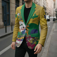 Personalized Saint Vincent and the Grenadines Blazer Cannonball Flower Tropical Style - Wonder Print Shop