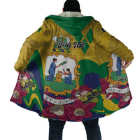 Personalized Saint Vincent and the Grenadines Cloak Cannonball Flower Tropical Style - Wonder Print Shop