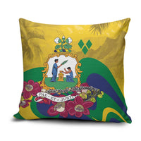 Saint Vincent and the Grenadines Pillow Cover Cannonball Flower Tropical Style - Wonder Print Shop