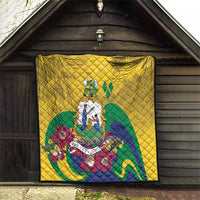 Saint Vincent and the Grenadines Quilt Cannonball Flower Tropical Style - Wonder Print Shop