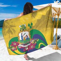 Saint Vincent and the Grenadines Sarong Cannonball Flower Tropical Style - Wonder Print Shop