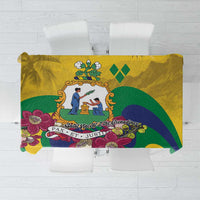 Saint Vincent and the Grenadines Tablecloth Cannonball Flower Tropical Style - Wonder Print Shop