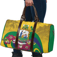 Saint Vincent and the Grenadines Travel Bag Cannonball Flower Tropical Style - Wonder Print Shop