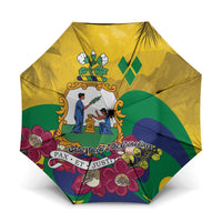 Saint Vincent and the Grenadines Umbrella Cannonball Flower Tropical Style - Wonder Print Shop