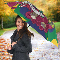 Saint Vincent and the Grenadines Umbrella Cannonball Flower Tropical Style - Wonder Print Shop