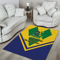 Saint Vincent and the Grenadines Independence Day Area Rug Simple Style - Wonder Print Shop