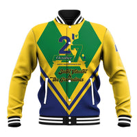 Saint Vincent and the Grenadines Independence Day Baseball Jacket Simple Style - Wonder Print Shop