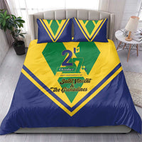 Saint Vincent and the Grenadines Independence Day Bedding Set Simple Style - Wonder Print Shop