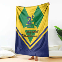 Saint Vincent and the Grenadines Independence Day Blanket Simple Style - Wonder Print Shop