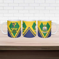 Saint Vincent and the Grenadines Independence Day Ceramic Mug Simple Style - Wonder Print Shop
