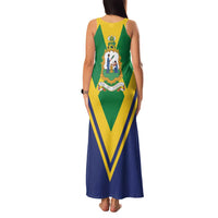 Saint Vincent and the Grenadines Independence Day Family Matching Tank Maxi Dress and Hawaiian Shirt Simple Style - Wonder Print Shop