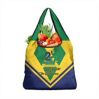 Saint Vincent and the Grenadines Independence Day Grocery Bag Simple Style - Wonder Print Shop