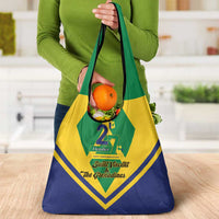 Saint Vincent and the Grenadines Independence Day Grocery Bag Simple Style - Wonder Print Shop