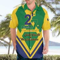 Saint Vincent and the Grenadines Independence Day Hawaiian Shirt Simple Style - Wonder Print Shop