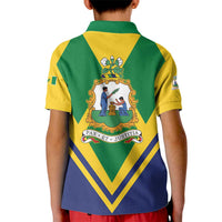 Saint Vincent and the Grenadines Independence Day Kid Polo Shirt Simple Style - Wonder Print Shop