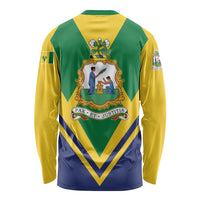 Saint Vincent and the Grenadines Independence Day Long Sleeve Shirt Simple Style - Wonder Print Shop