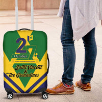 Saint Vincent and the Grenadines Independence Day Luggage Cover Simple Style - Wonder Print Shop