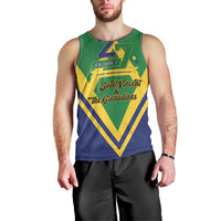 Saint Vincent and the Grenadines Independence Day Men Tank Top Simple Style - Wonder Print Shop