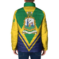 Saint Vincent and the Grenadines Independence Day Padded Jacket Simple Style - Wonder Print Shop