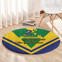 Saint Vincent and the Grenadines Independence Day Round Carpet Simple Style - Wonder Print Shop