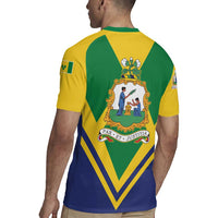 Saint Vincent and the Grenadines Independence Day Rugby Jersey Simple Style - Wonder Print Shop