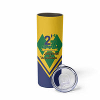 Saint Vincent and the Grenadines Independence Day Skinny Tumbler Simple Style - Wonder Print Shop